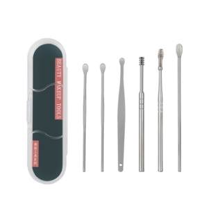 Cooling Patches - Premium Ear Pick Set with Box - Stainless Steel Ear Wax Removal Kit - SHOPEE MALL | Sri Lanka