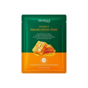 Manuka Honey Facial Mask - BIOAQUA Manuka Honey Facial Mask with Vitamin E - 5pcs - SHOPEE MALL | Sri Lanka