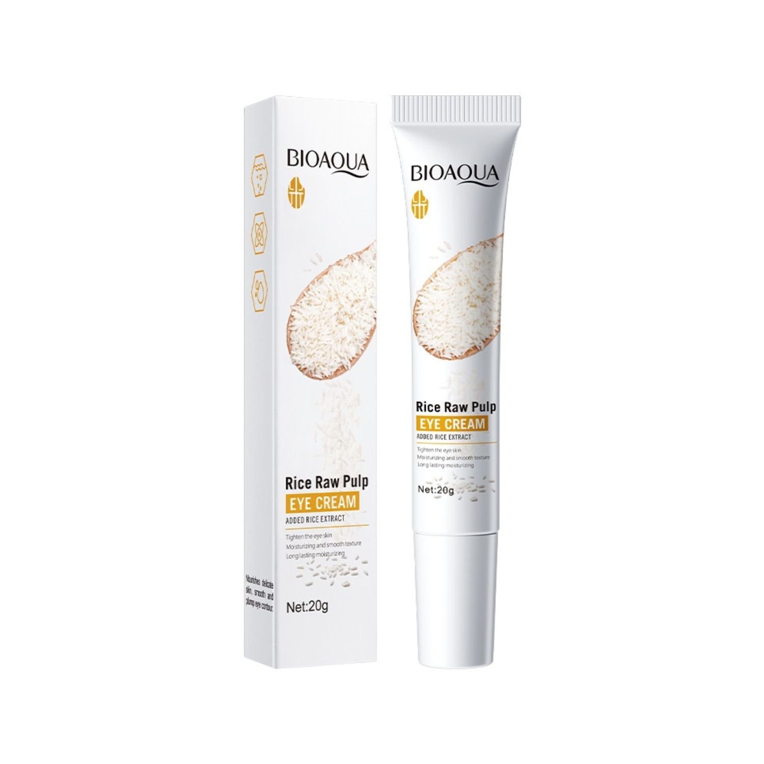 BIOAQUA Moisturizing Rice Eye Cream 20g SHOPEE MALL Sri Lanka