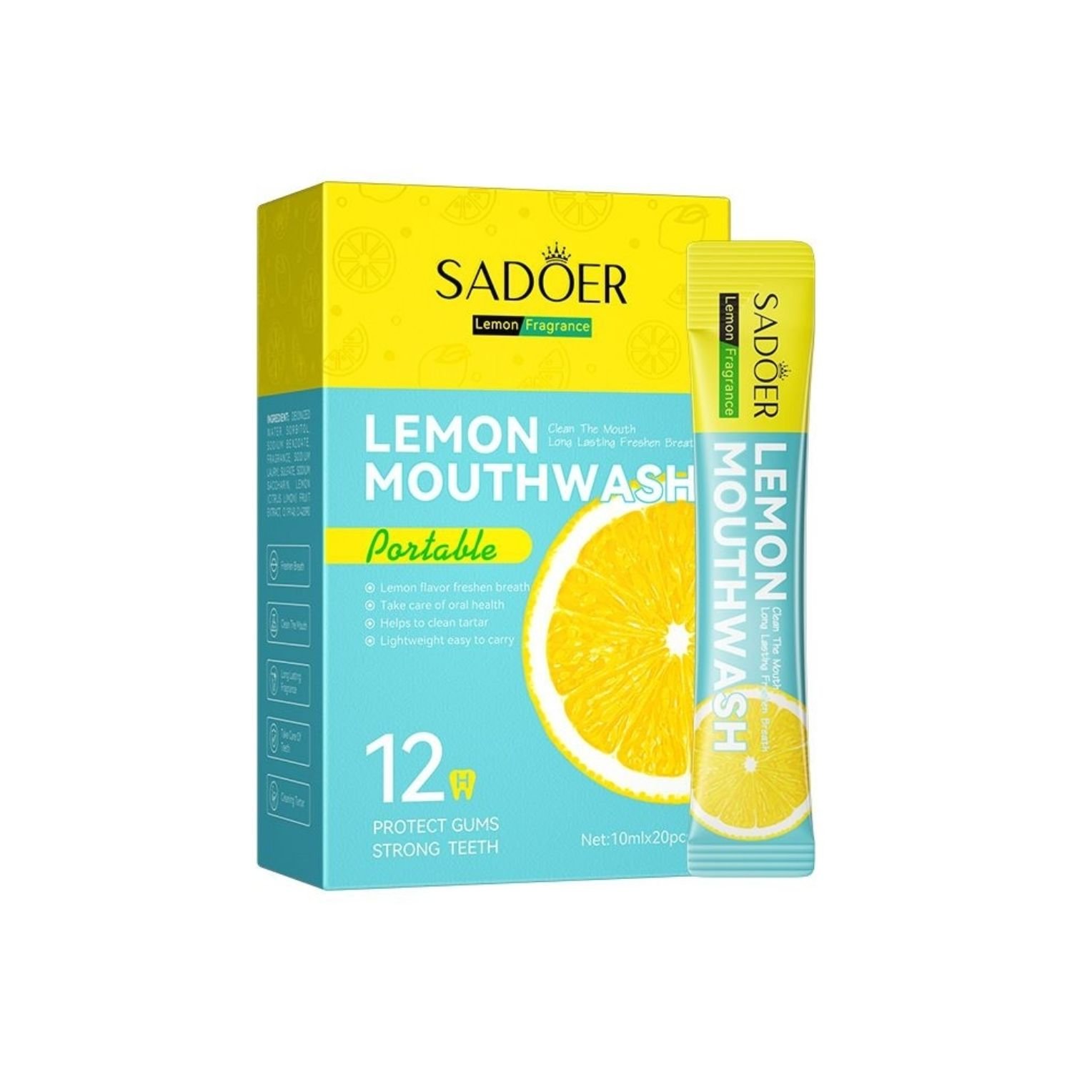 Sadoer Lemon Mouthwash Freshen Your Breath SHOPEE MALL Sri Lanka
