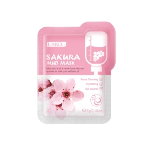 Vitamin С Whitening Cream - LAIKOU Nourishing Oil Control Mud Mask with Sakura Extract - 5pcs - SHOPEE MALL | Sri Lanka