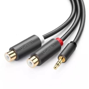 type c cable - UGREEN 3.5mm Male to 2RCA Female Jack Stereo AUX Audio Cable Adapter - 25CM - SHOPEE MALL | Sri Lanka