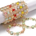 Adjustable Cartoon Bracelet - ST.KUNKKA Elegant Crystal Beaded Fashionable Bracelet for Women - SHOPEE MALL | Sri Lanka
