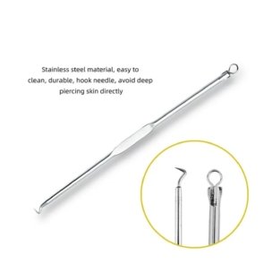 4 in 1 Stainless Steel Acne Pimple Blackhead Remover Beauty Tool Set - Image 5
