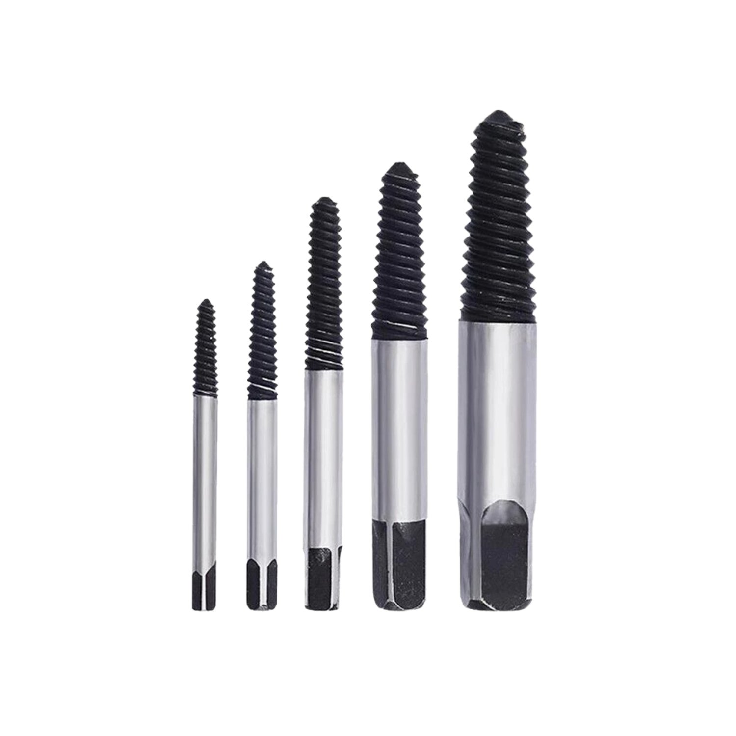 Damaged Screw & Bolt Extractor Tool 5Pcs 4.0mm18.0mm For Effortless